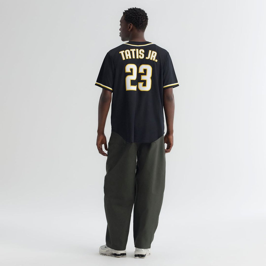 Men's San Diego Padres Fernando Tatis Jr. Fashion Replica Black Out Jersey