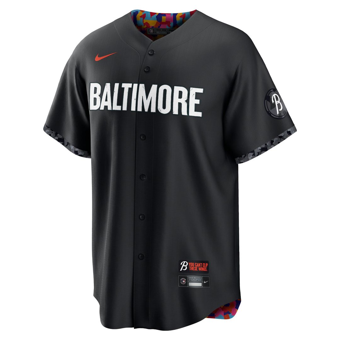 Men's Baltimore Orioles Black City Connect Replica Jersey