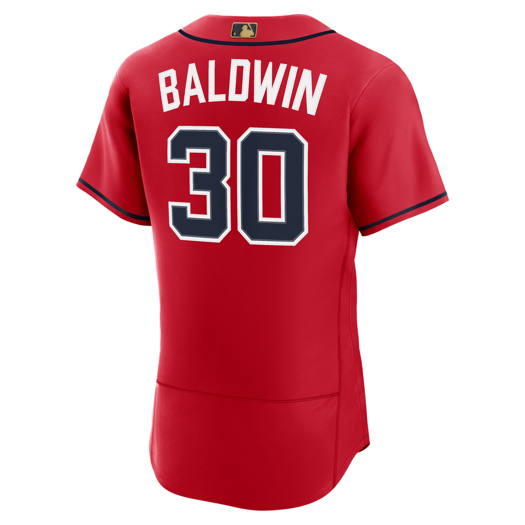 Men's Atlanta Braves Drake Baldwin Navy Alternate Awards Jersey