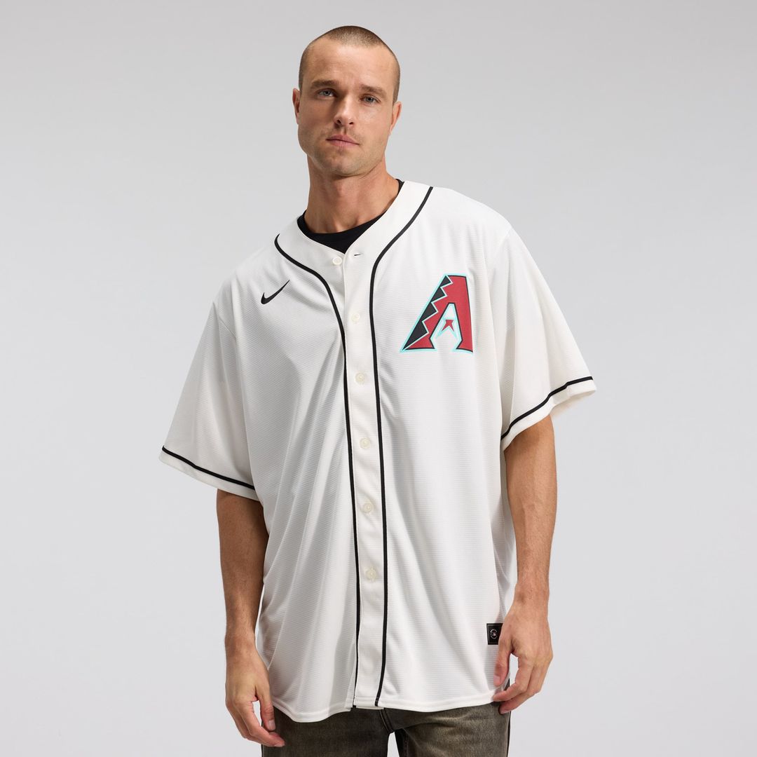 Men's Arizona Diamondbacks Corbin Carroll Cream Home Replica Jersey