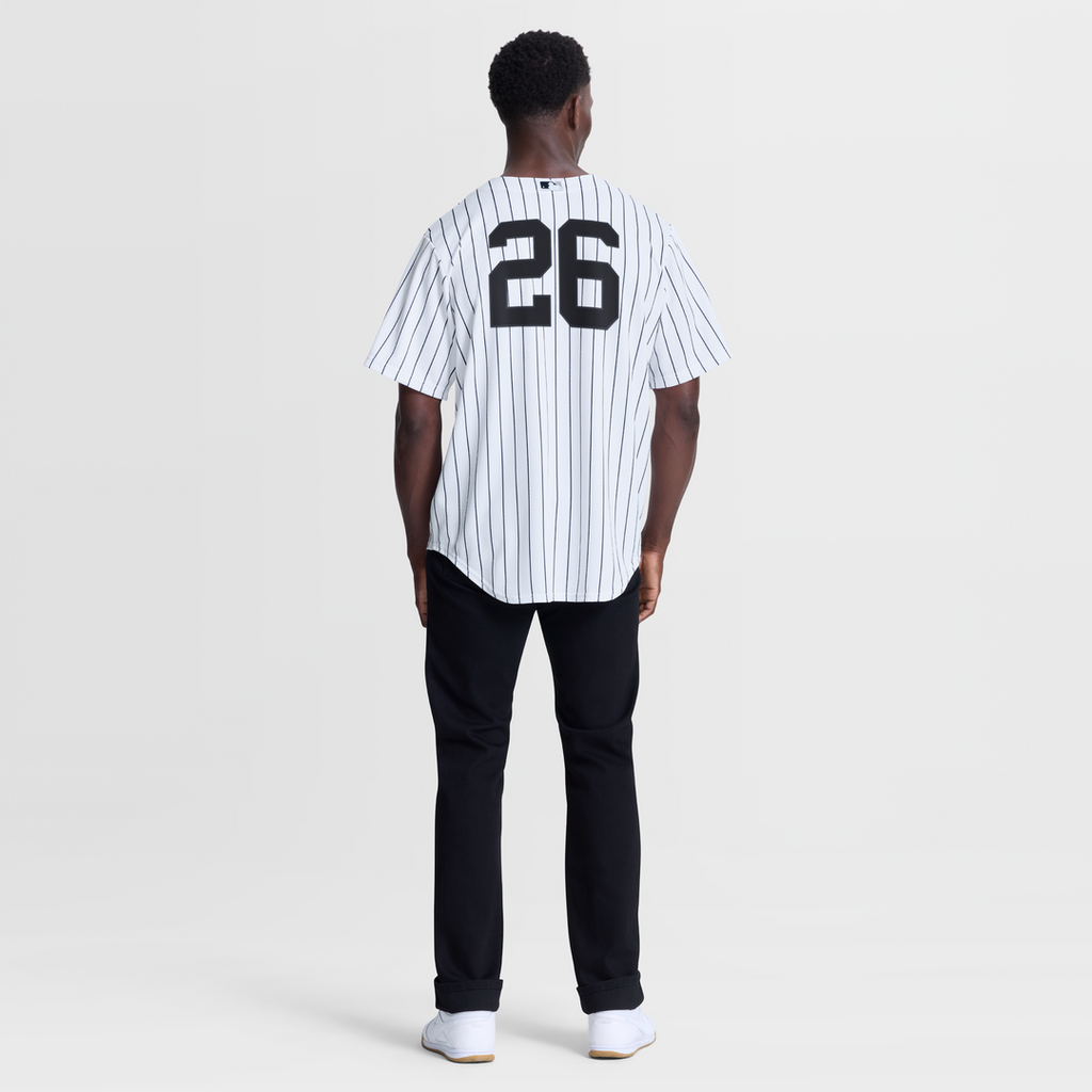 Men's New York Yankees Luis García Jr. White Home Replica Jersey