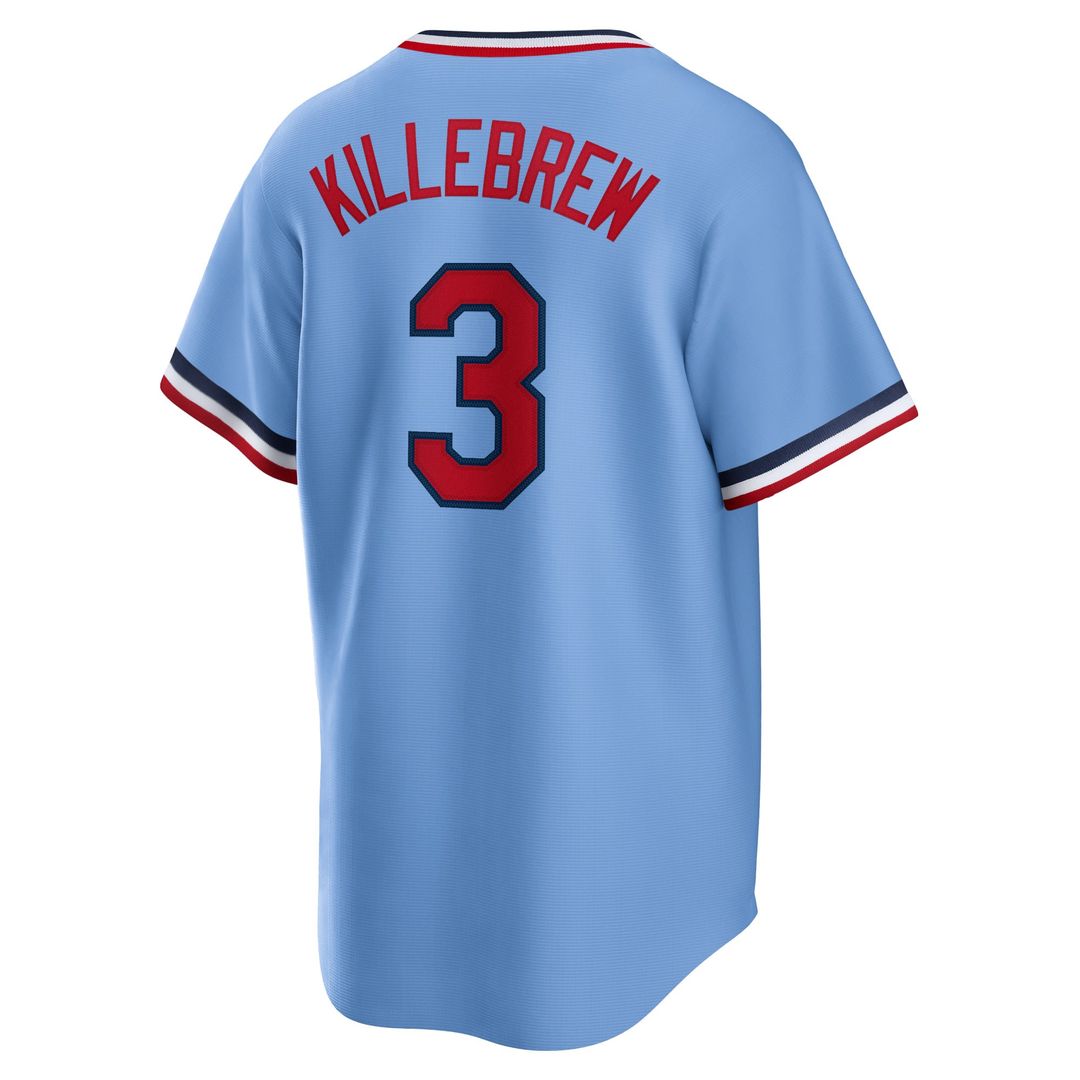 Men's Minnesota Twins Harmon Killebrew Light Blue Road Player Jersey