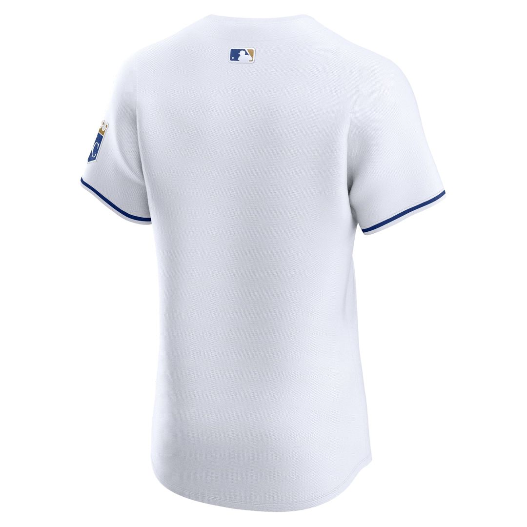 Men's Kansas City Royals White Home Elite Jersey