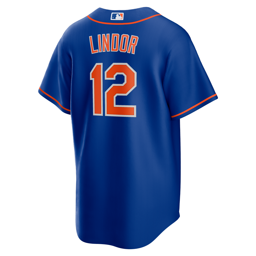 Men's New York Mets Francisco Lindor Royal Alternate Replica Player Jersey