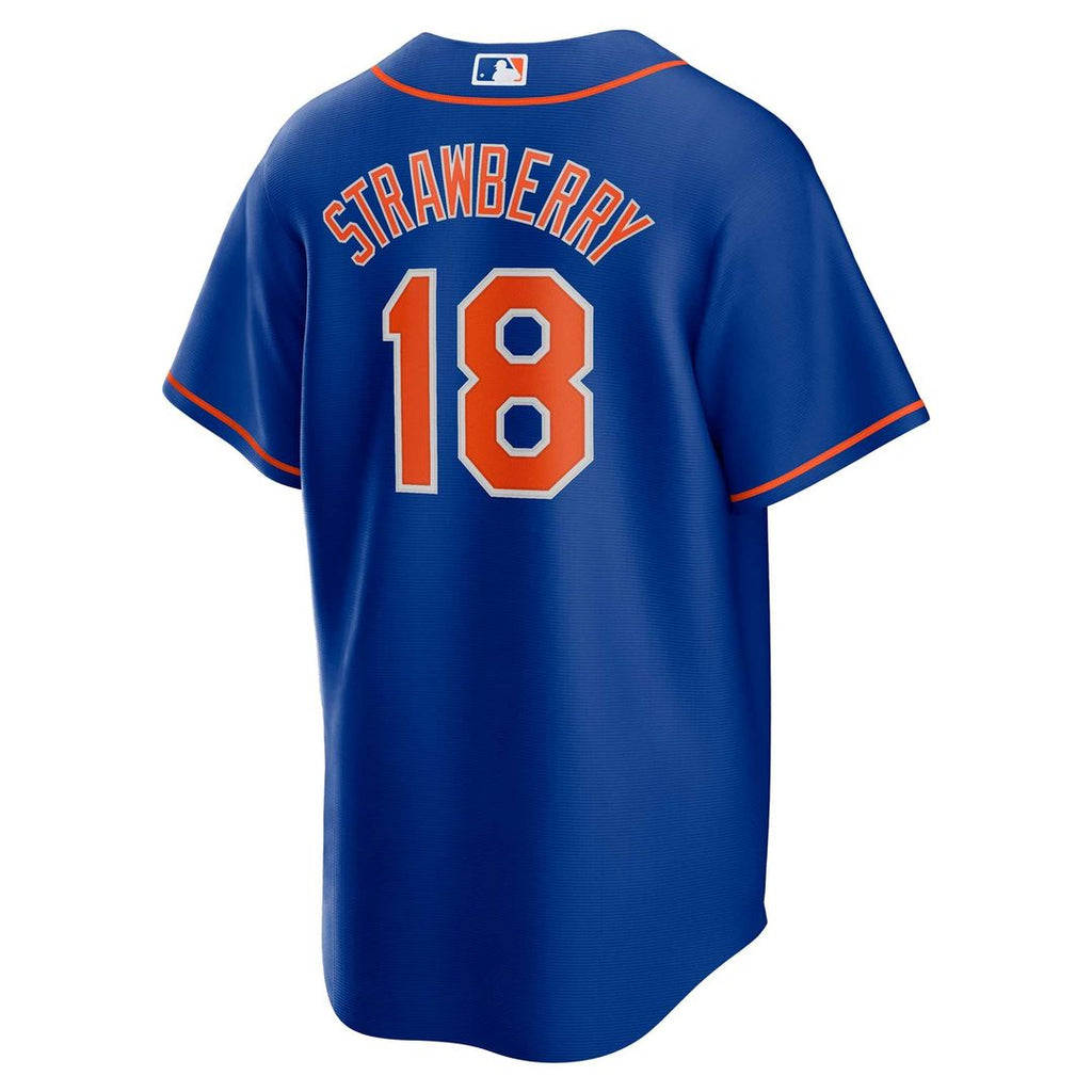 Men's New York Mets Darryl Strawberry Royal Alternate Replica Player Jersey