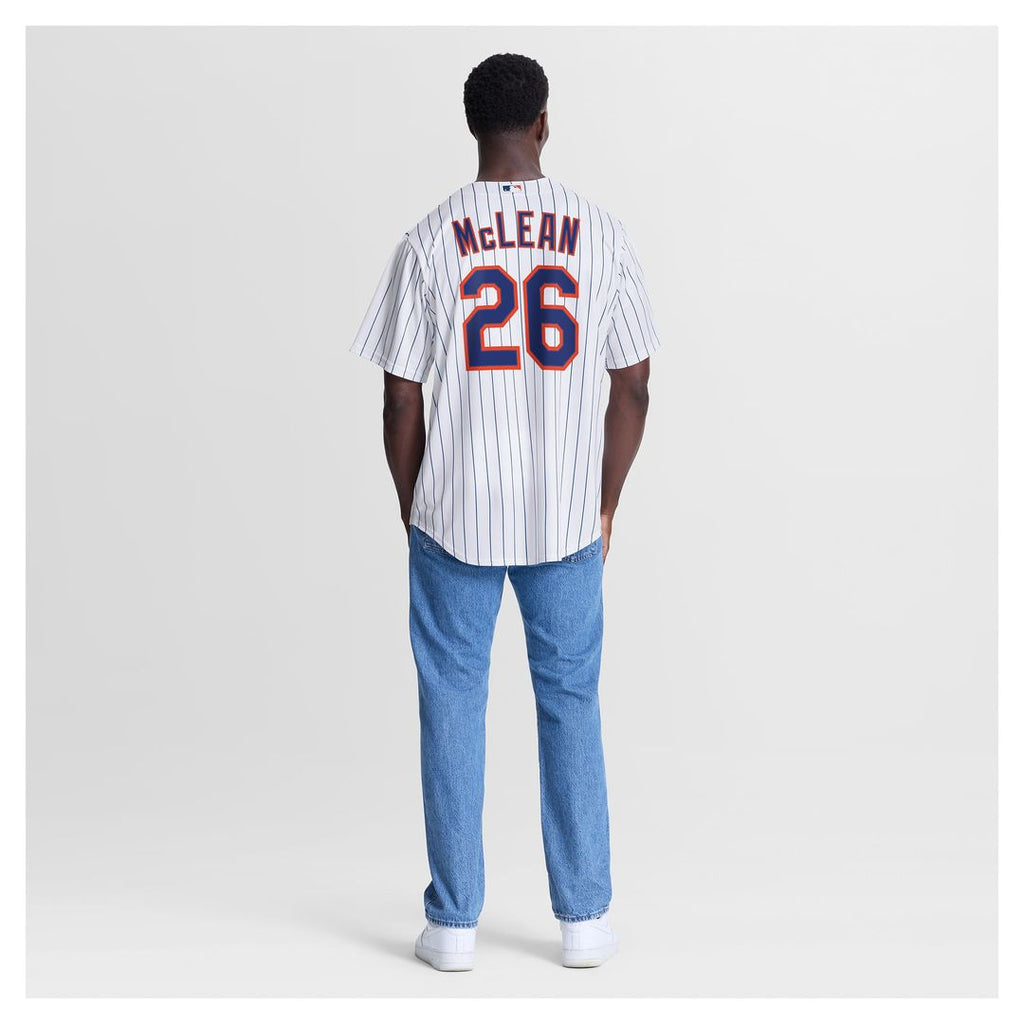 Men's New York Mets Nolan McLean White Home Replica Jersey