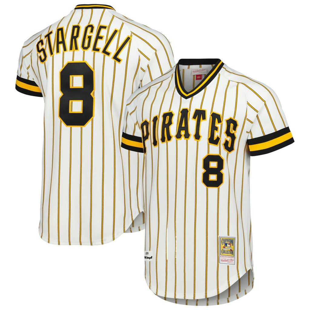 Men's Pittsburgh Pirates Willie Stargell Gold 1979 Throwback Jersey