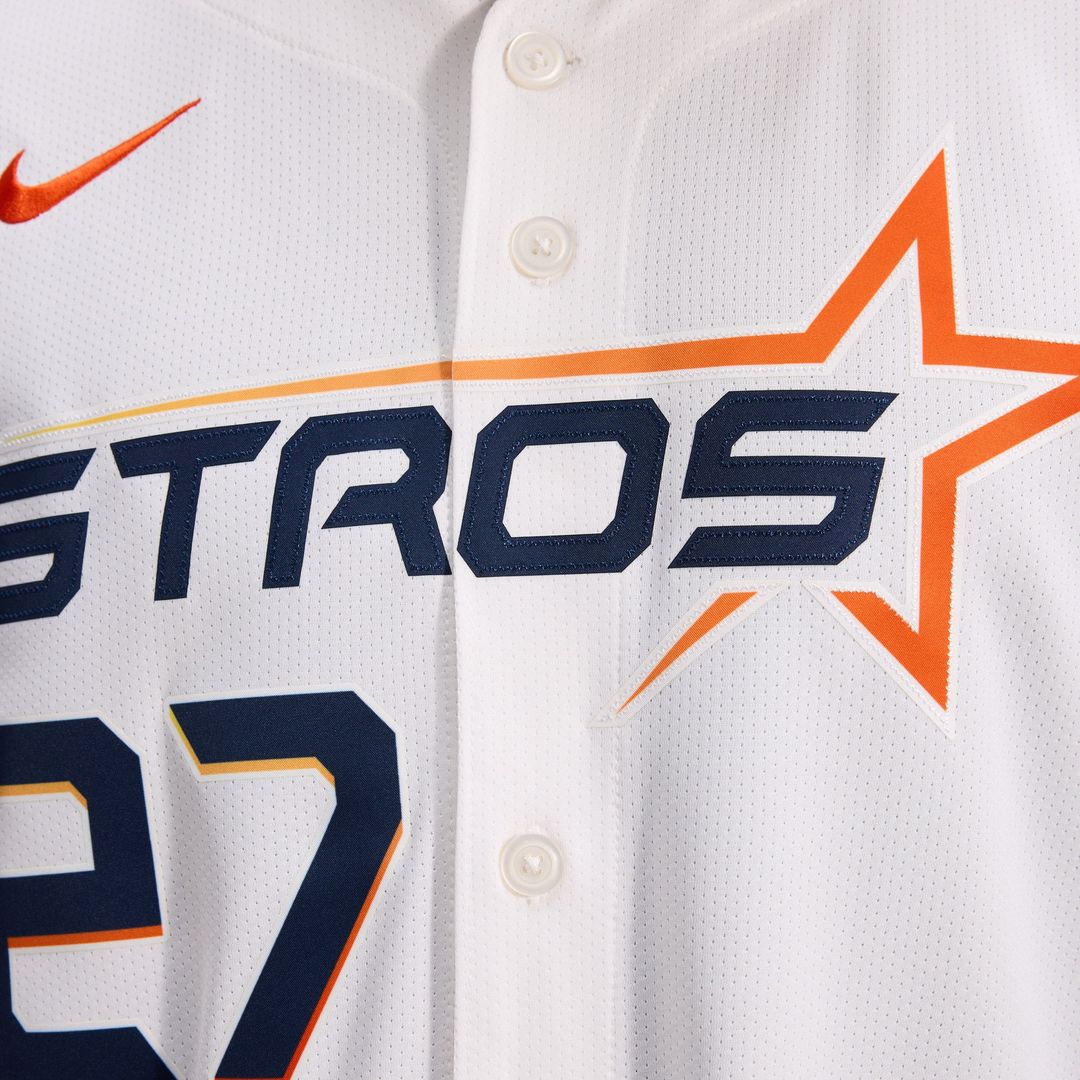 Men's Houston Astros Jose Altuve White 2025 City Connect Player Jersey