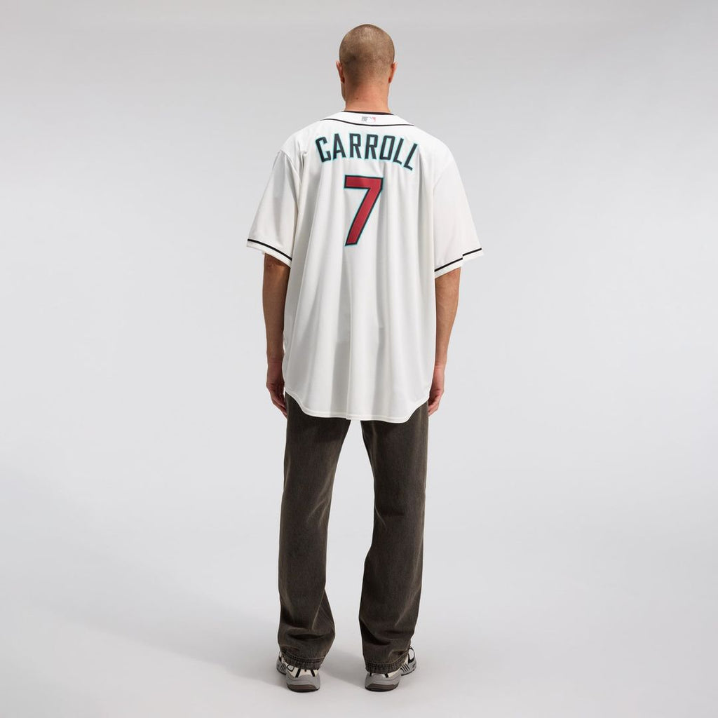 Men's Arizona Diamondbacks Corbin Carroll Cream Home Replica Jersey