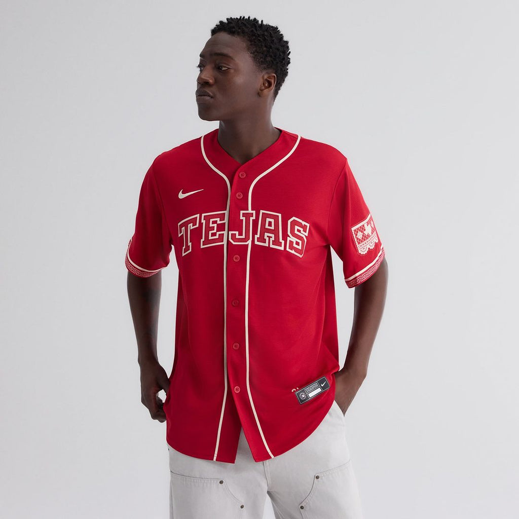 Men's Texas Rangers Red 2026 City Connect Stadium Jersey