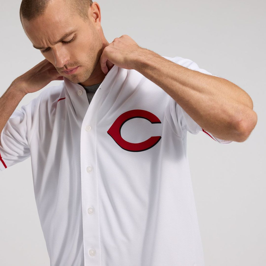 Men's Cincinnati Reds Elly De La Cruz White Alternate 2 Replica Jersey