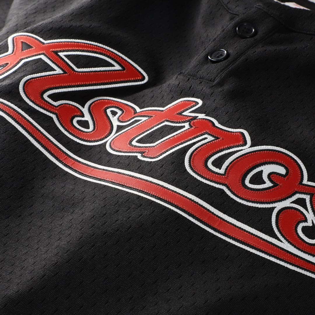 Men's Houston Astros Craig Biggio Black Batting Practice Jersey