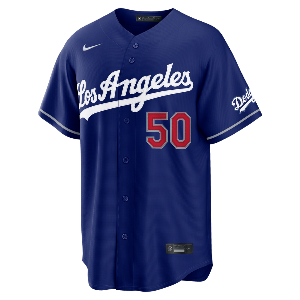 Men's Los Angeles Dodgers Mookie Betts Royal Alternate Stadium Jersey