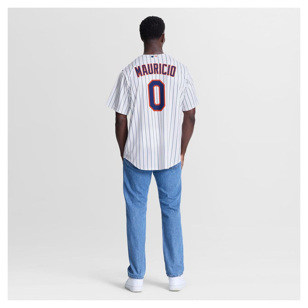 Men's New York Mets Ronny Mauricio White Home Replica Jersey