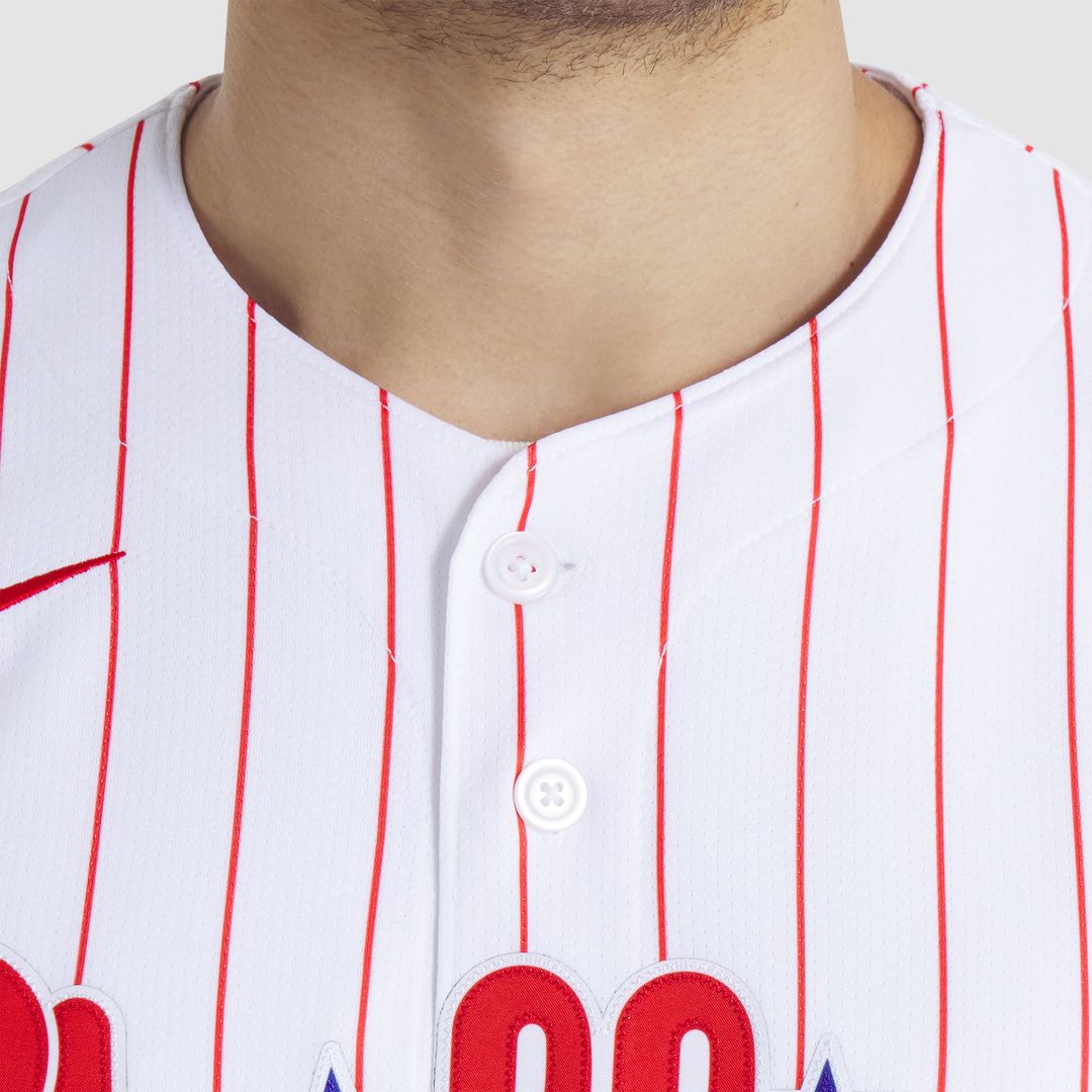 Men's Philadelphia Phillies Bryce Harper White Home Player Jersey