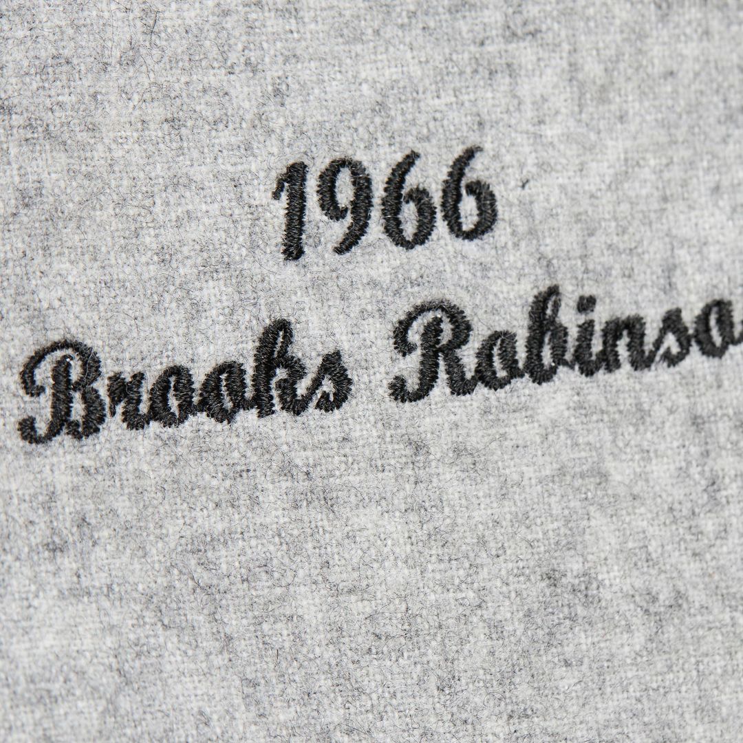 Men's Baltimore Orioles Brooks Robinson Gray 1966 Jersey