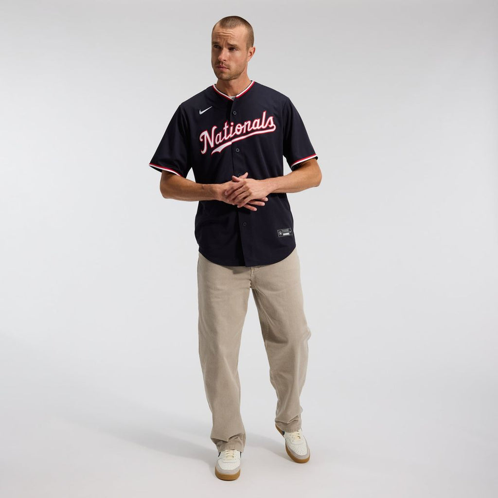 Men's Washington Nationals Dylan Crews Navy Alternate Replica Jersey