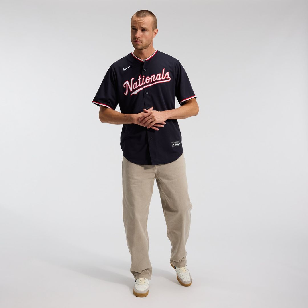 Men's Washington Nationals Dylan Crews Navy Alternate Replica Jersey