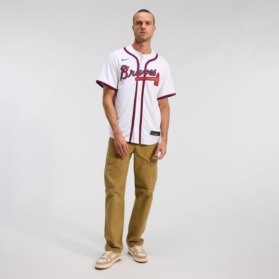 Men's Atlanta Braves White Home Jersey