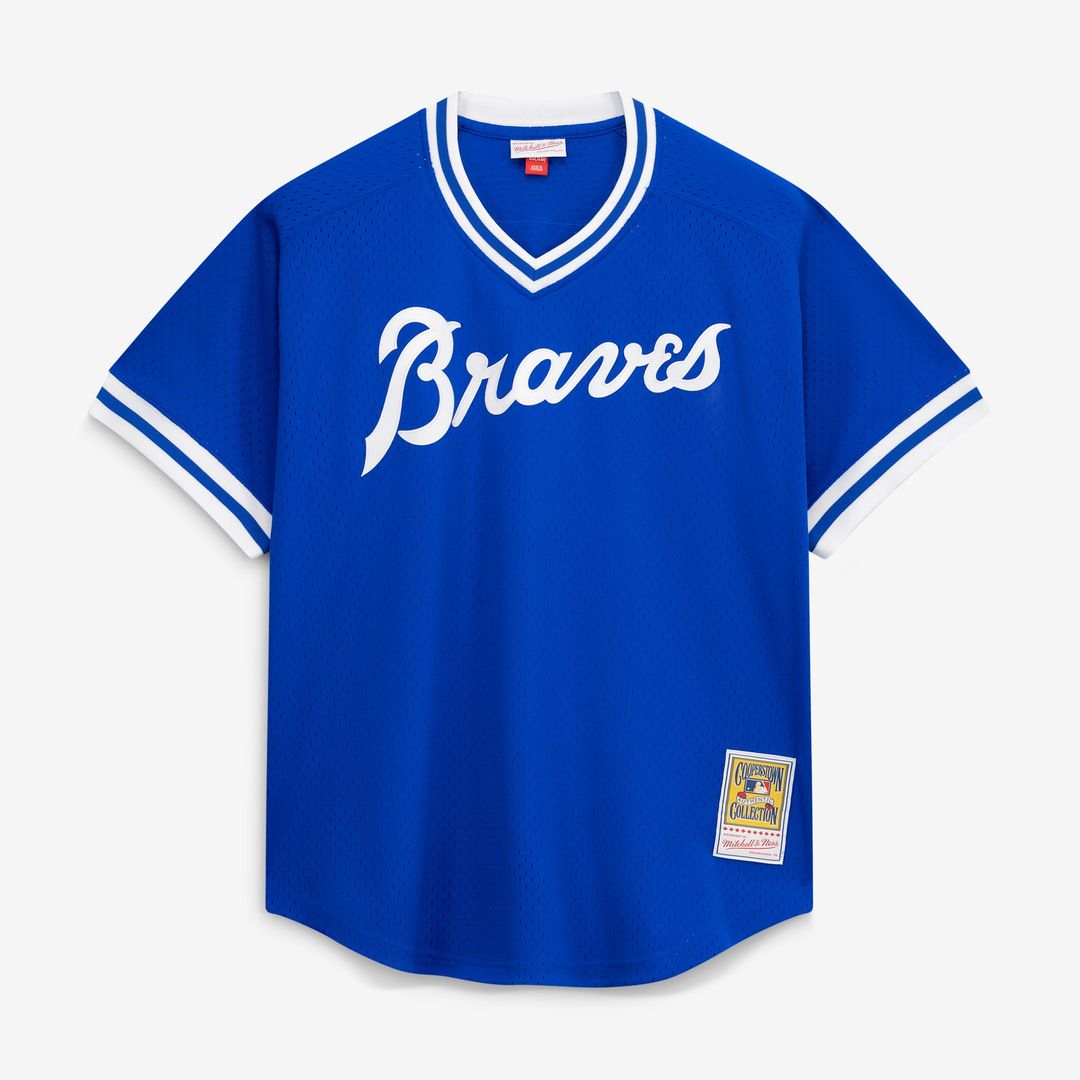 Men's Atlanta Braves Dale Murphy Scarlet Batting Practice Jersey