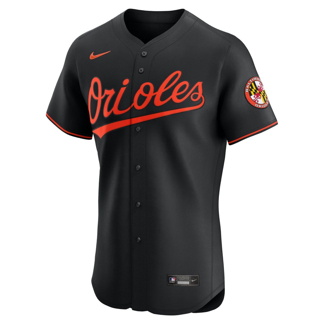 Men's Baltimore Orioles Black Alternate Elite Jersey