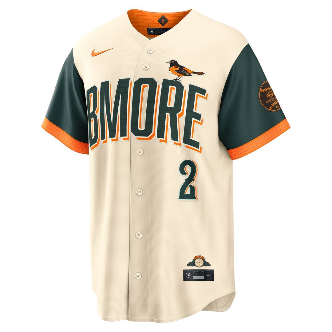 Men's Baltimore Orioles Gunnar Henderson Cream 2026 City Connect Stadium Jersey