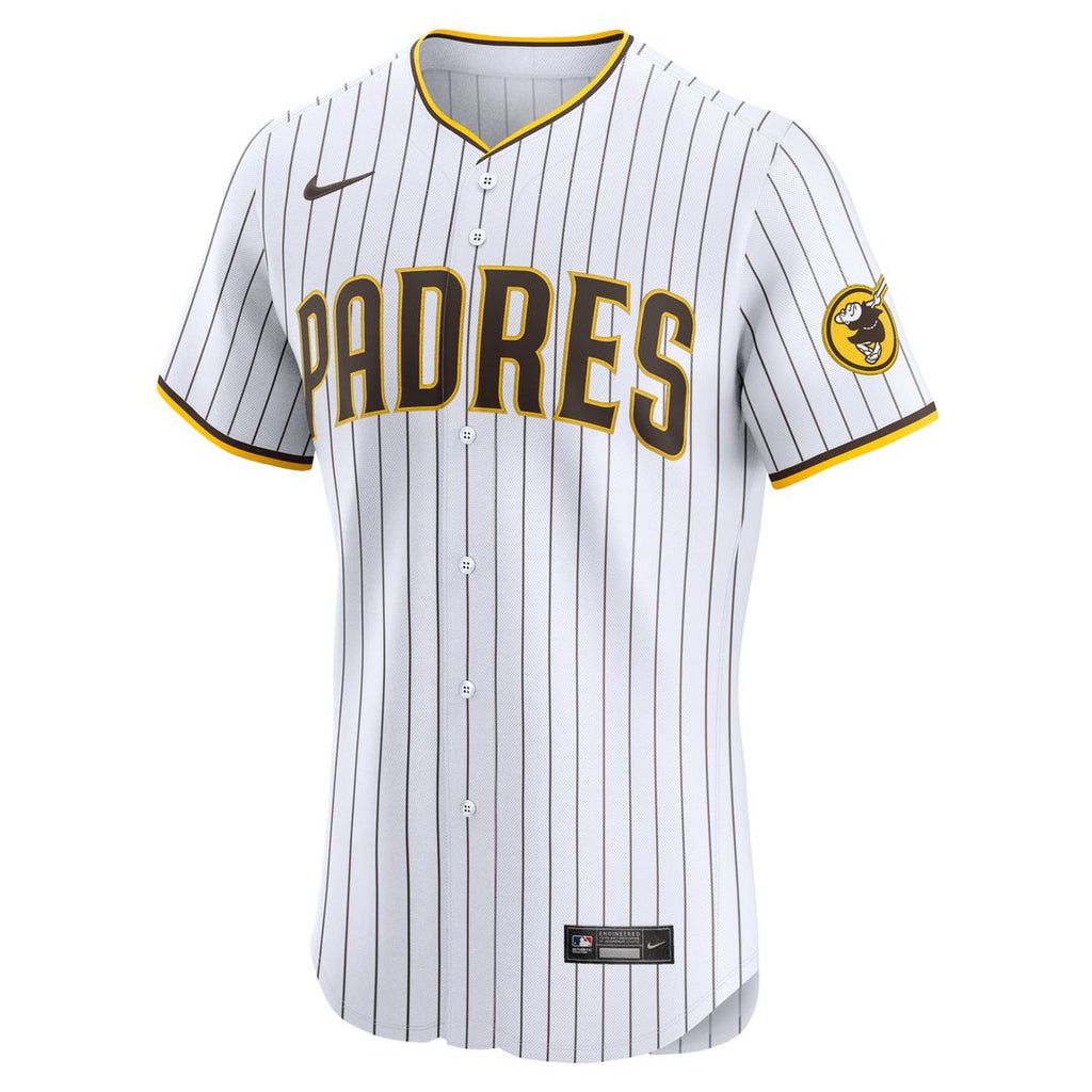 Men's San Diego Padres Manny Machado White Home Elite Jersey