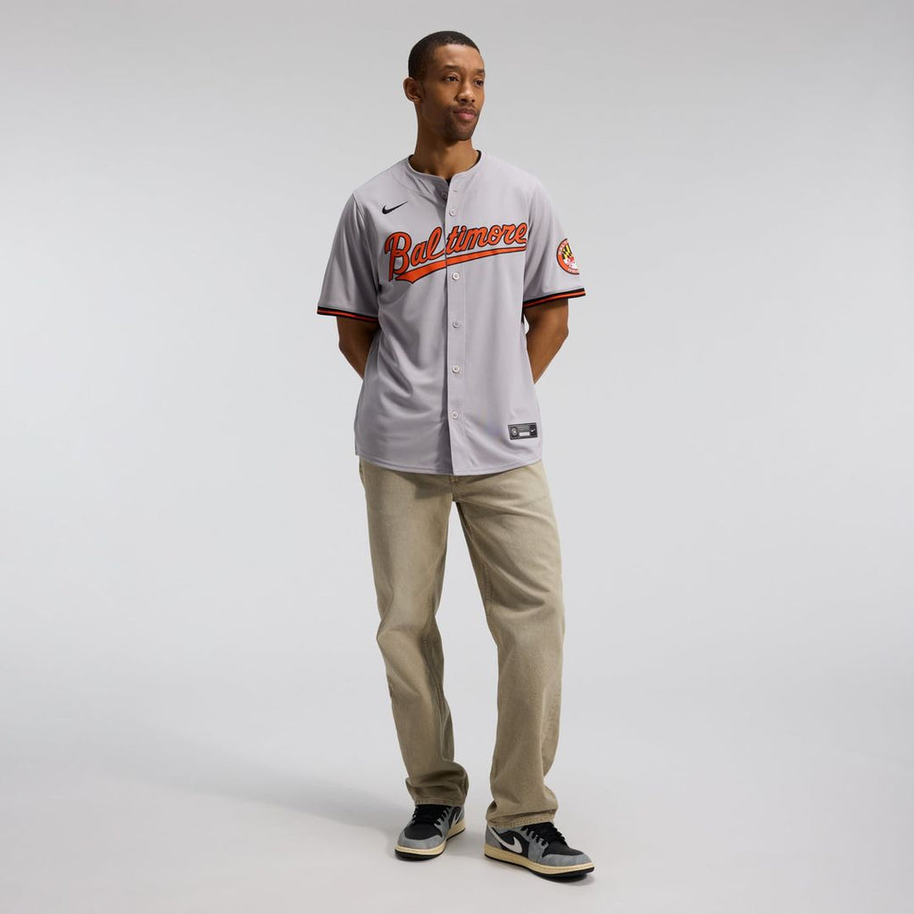 Men's Baltimore Orioles Gray Road Jersey