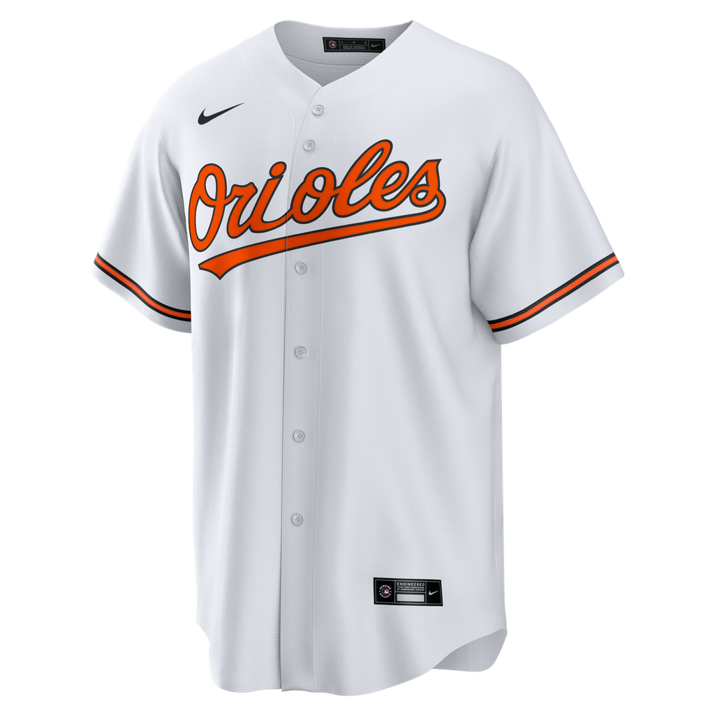 Men's Baltimore Orioles White Home Big & Tall Replica Jersey