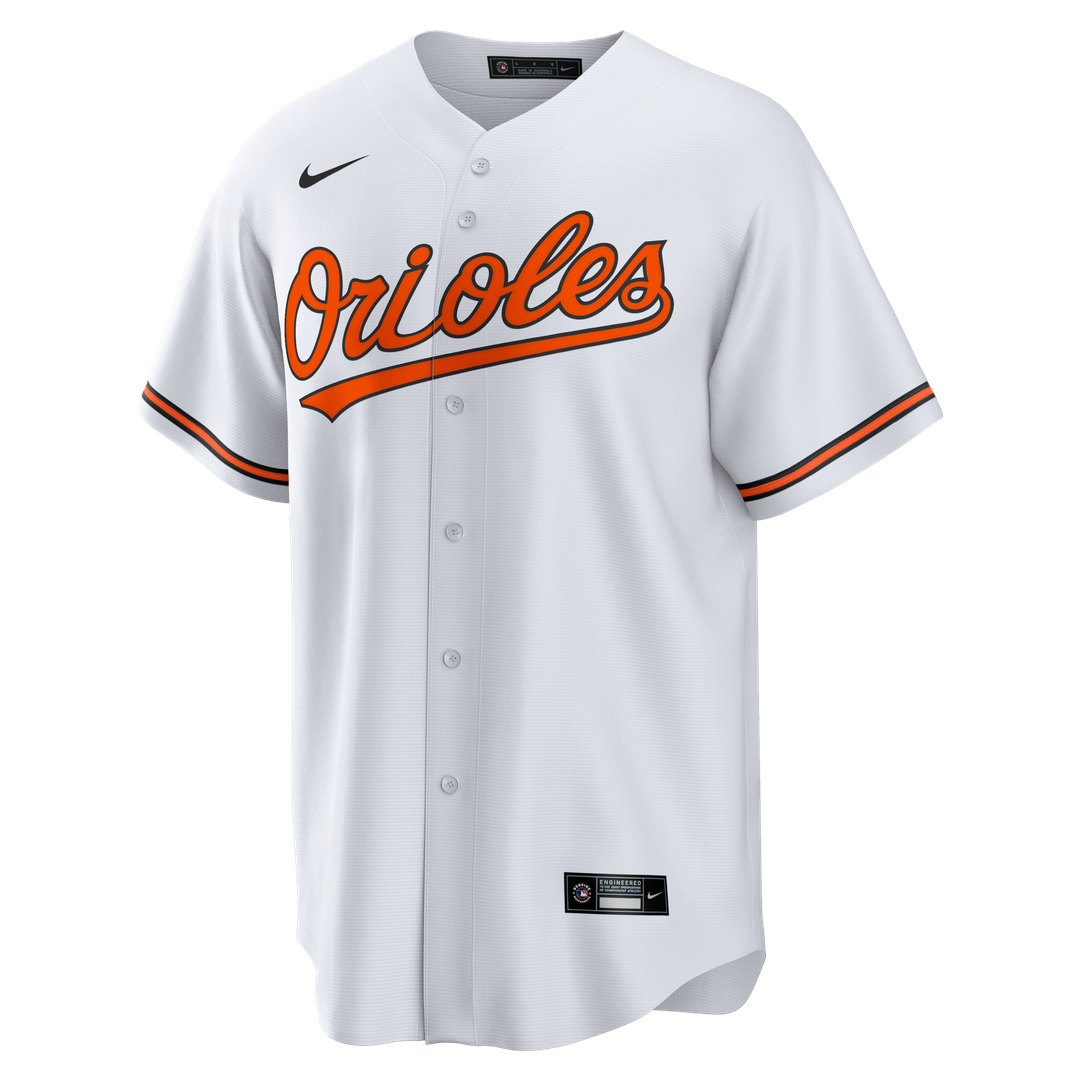 Men's Baltimore Orioles White Home Big & Tall Replica Jersey