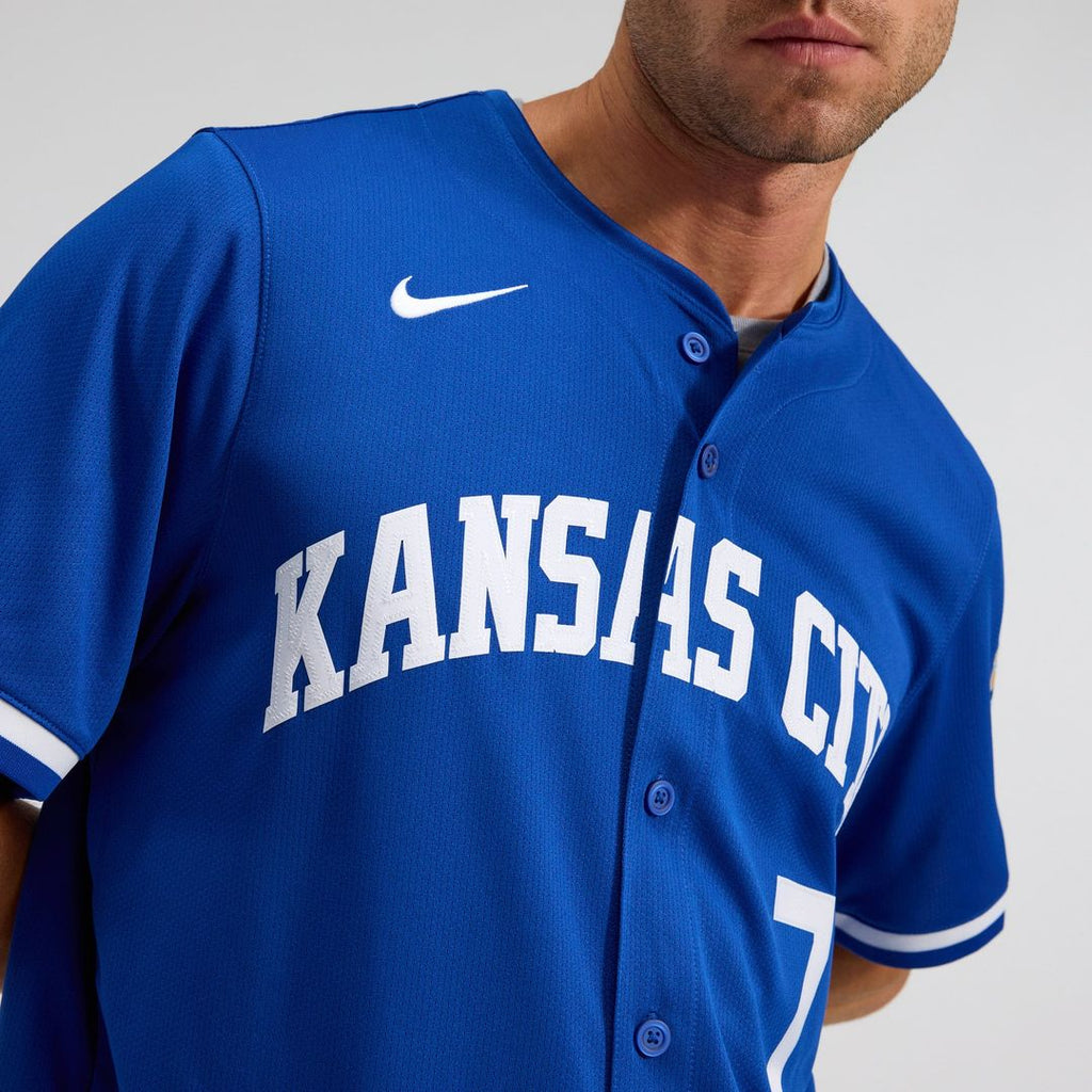 Men's Kansas City Royals Bobby Witt Jr. Royal Alternate 2 Player Jersey