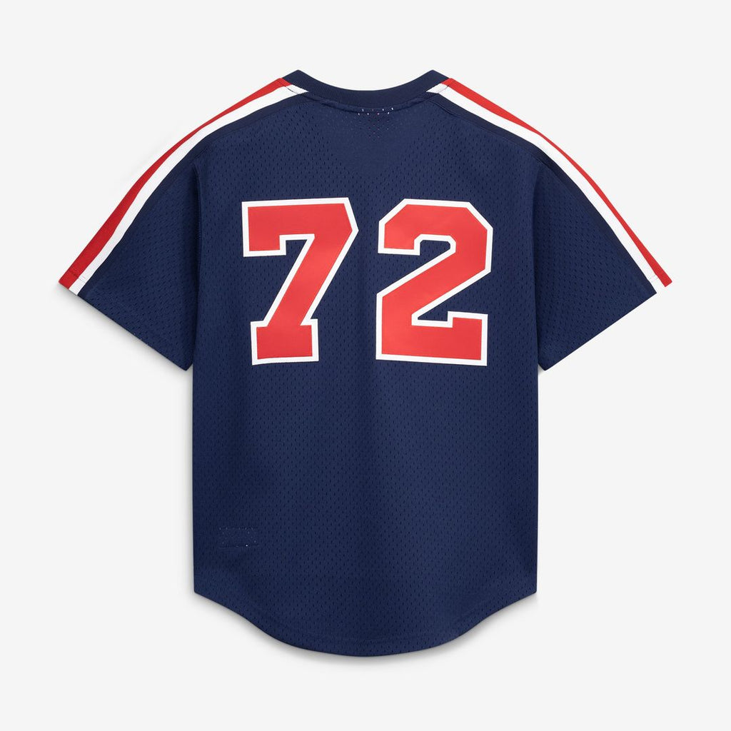 Men's Chicago White Sox Carlton Fisk White Batting Practice Jersey