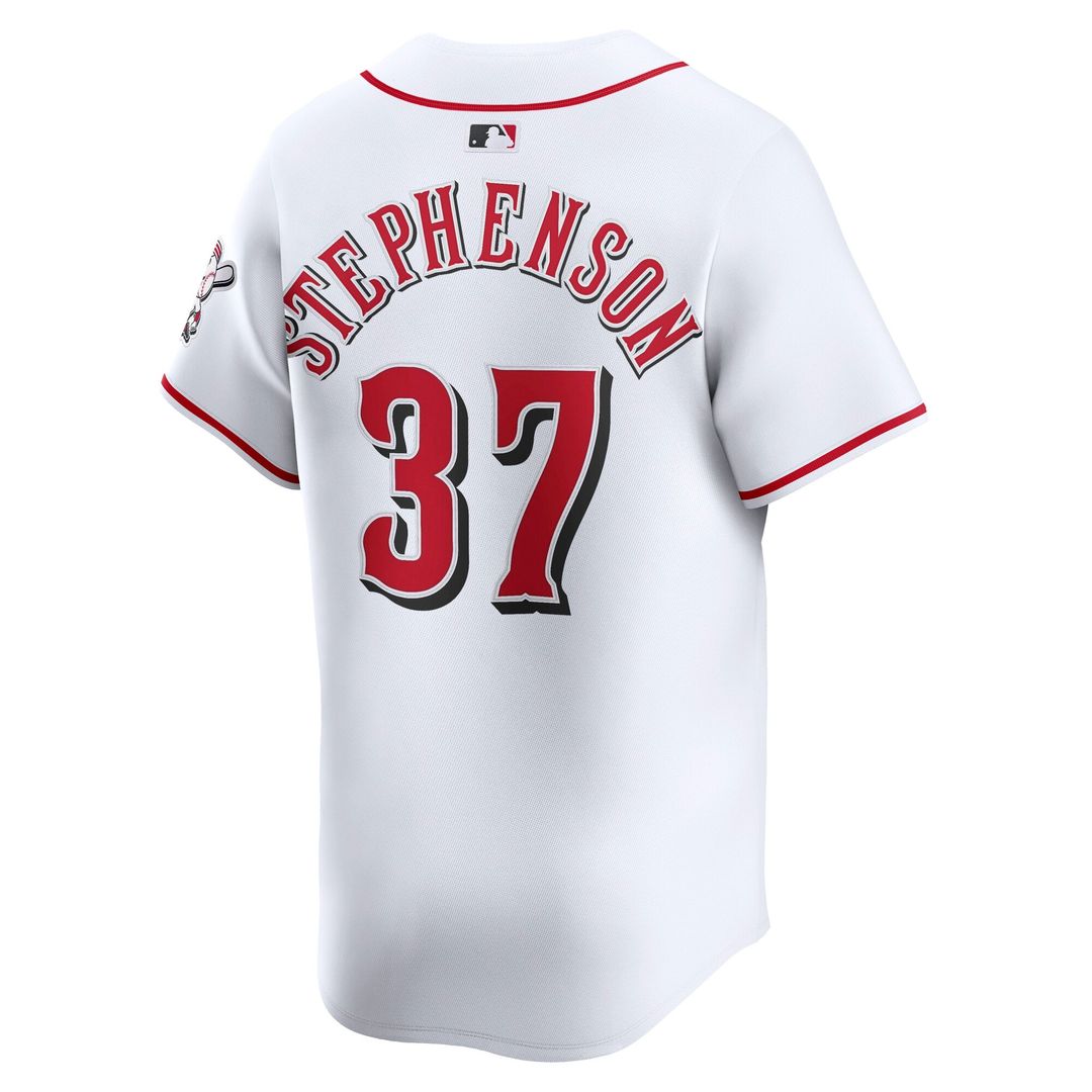 Men's Cincinnati Reds Tyler Stephenson White Home Player Jersey