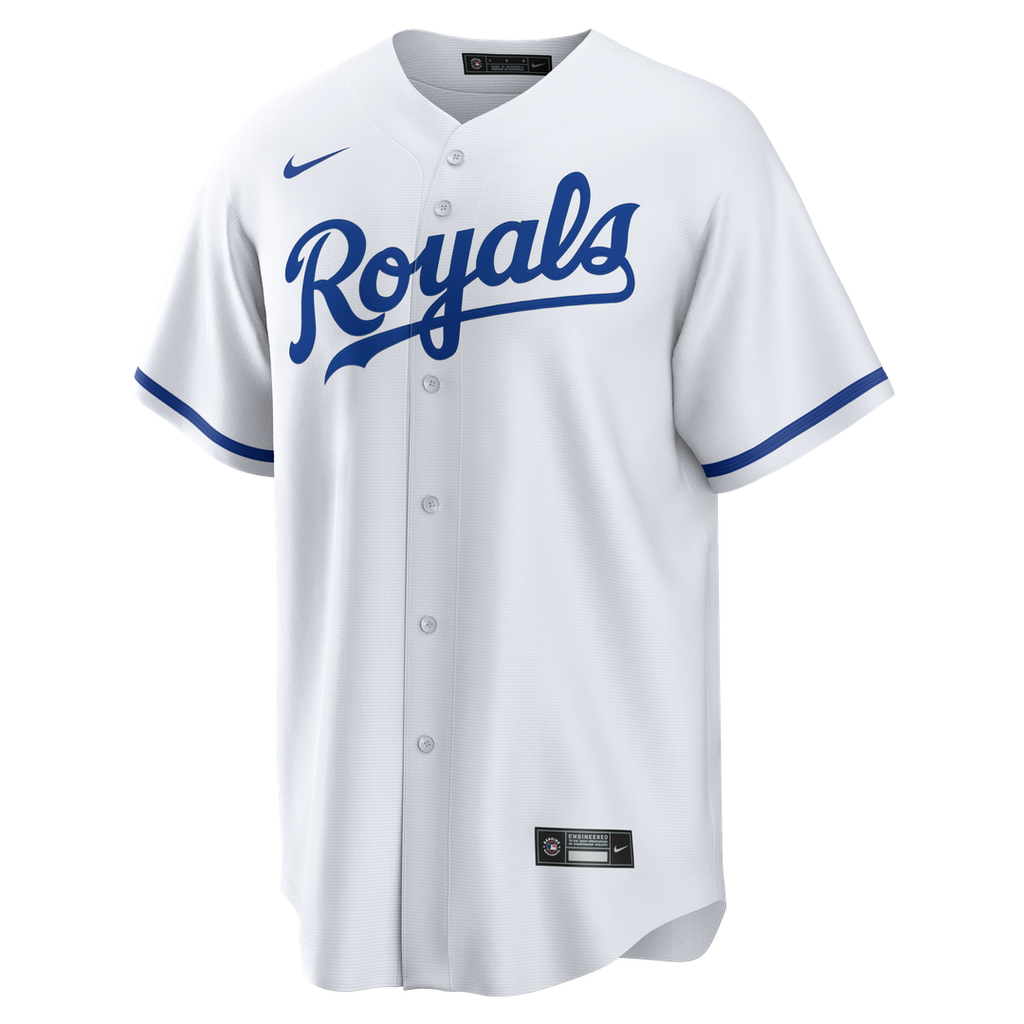 Men's Kansas City Royals White Home Big & Tall Replica Jersey