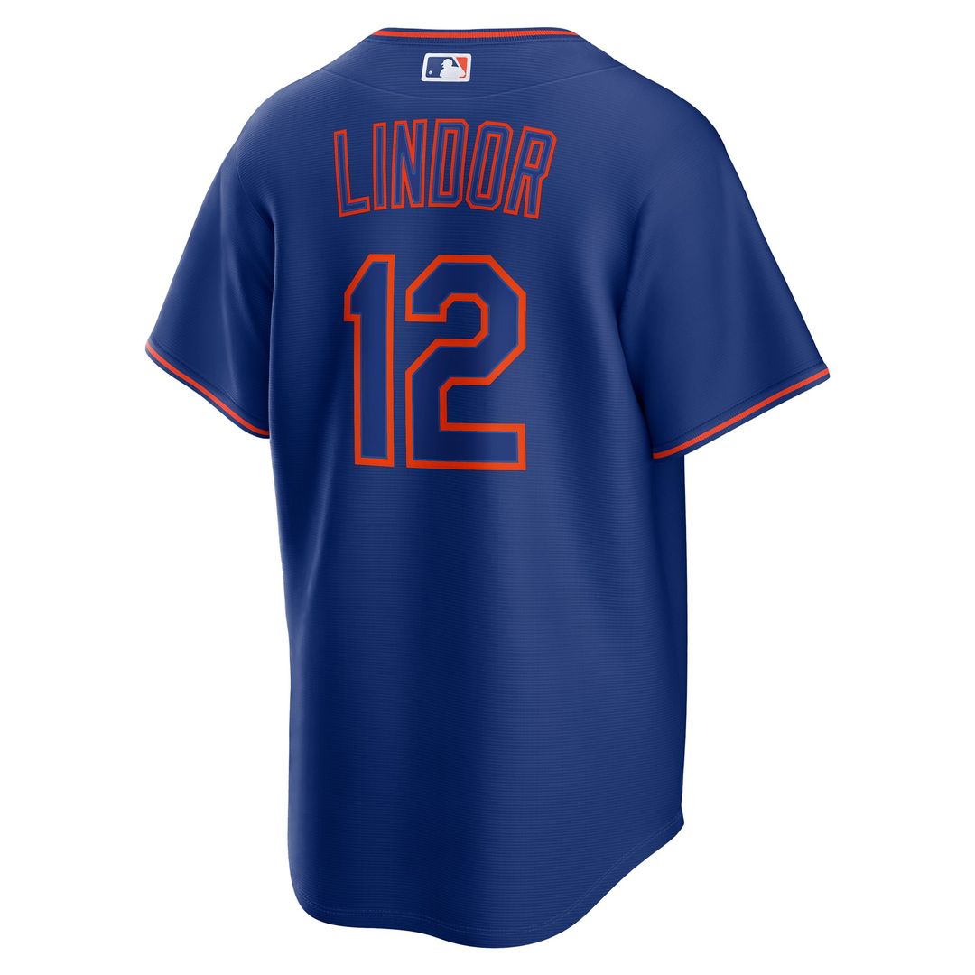 Men's New York Mets Francisco Lindor Royal Alternate Replica Jersey