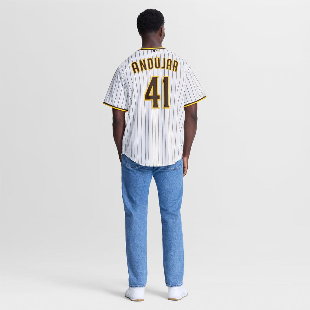 Men's San Diego Padres Miguel Andujar White Home Replica Jersey