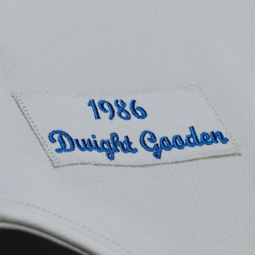 Men's New York Mets Dwight Gooden White 1986 Jersey
