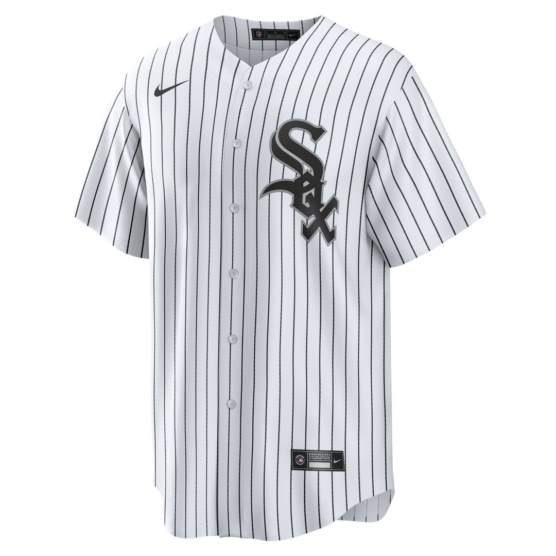 Men's Chicago White Sox White Home Blank Replica Jersey