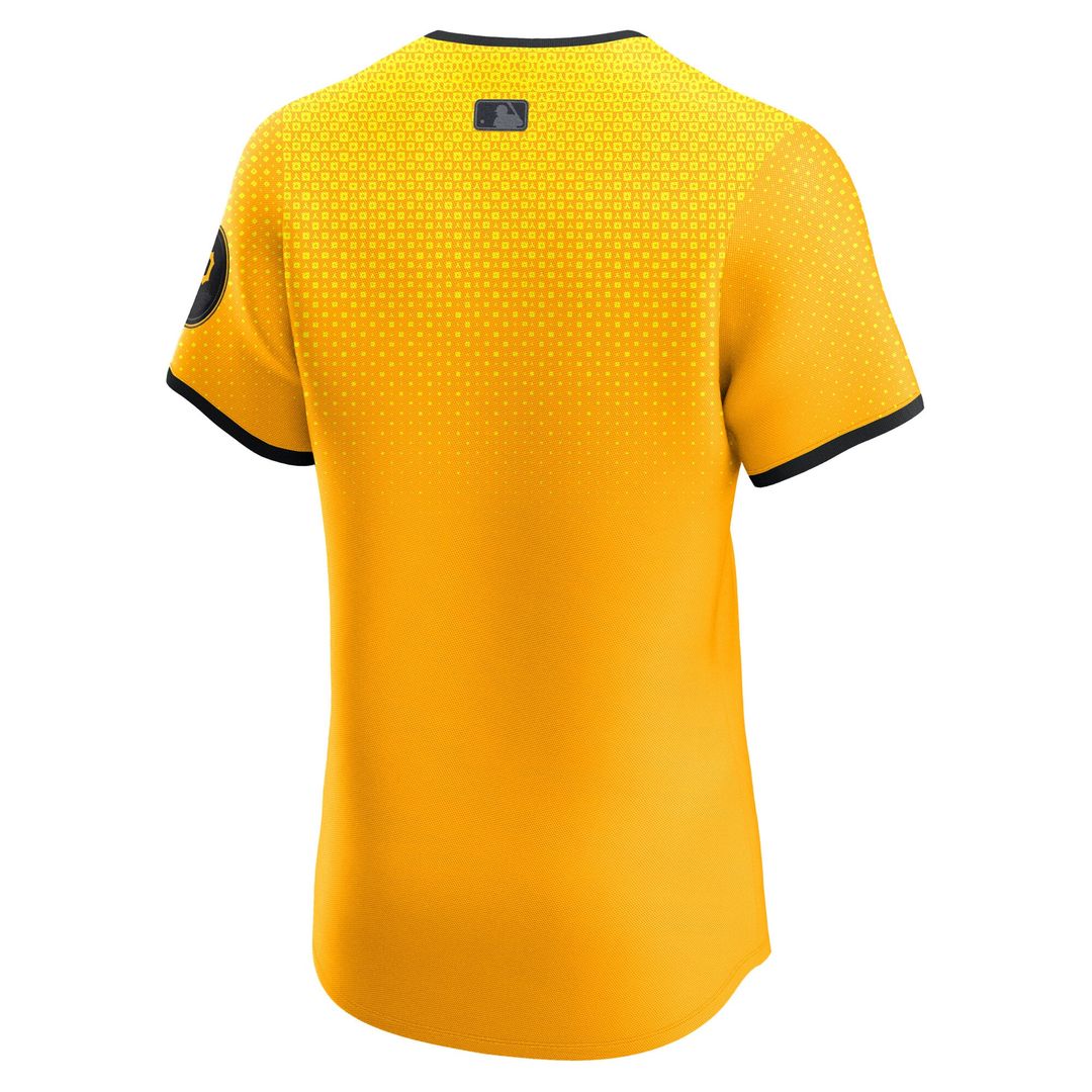 Men's Pittsburgh Pirates Gold City Connect Elite Jersey