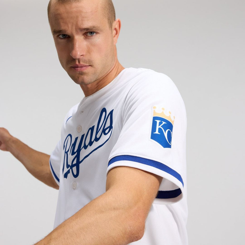 Men's Kansas City Royals White Home Jersey