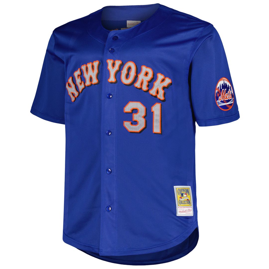Men's New York Mets Mike Piazza Royal Big & Tall Mesh Batting Practice Jersey