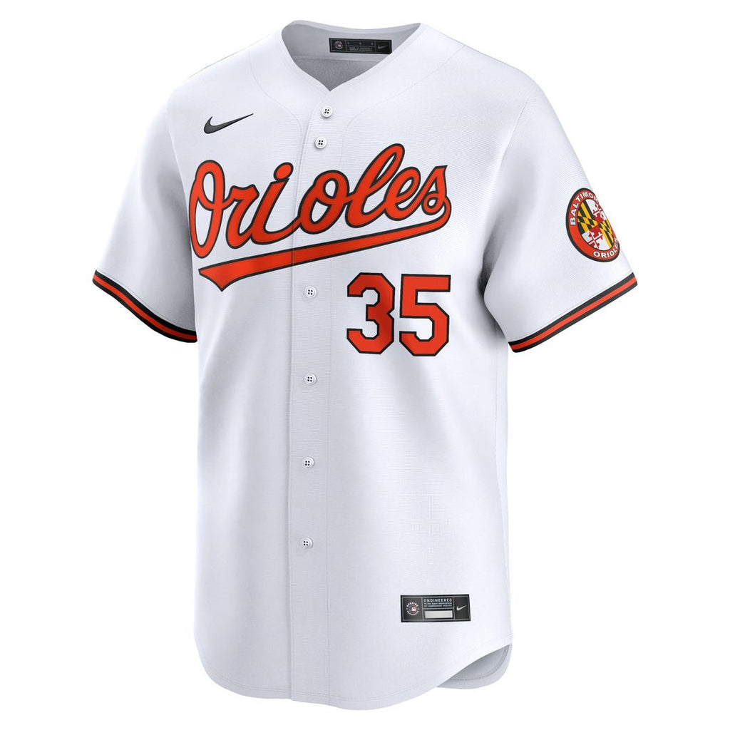 Men's Baltimore Orioles Adley Rutschman White Home Player Jersey