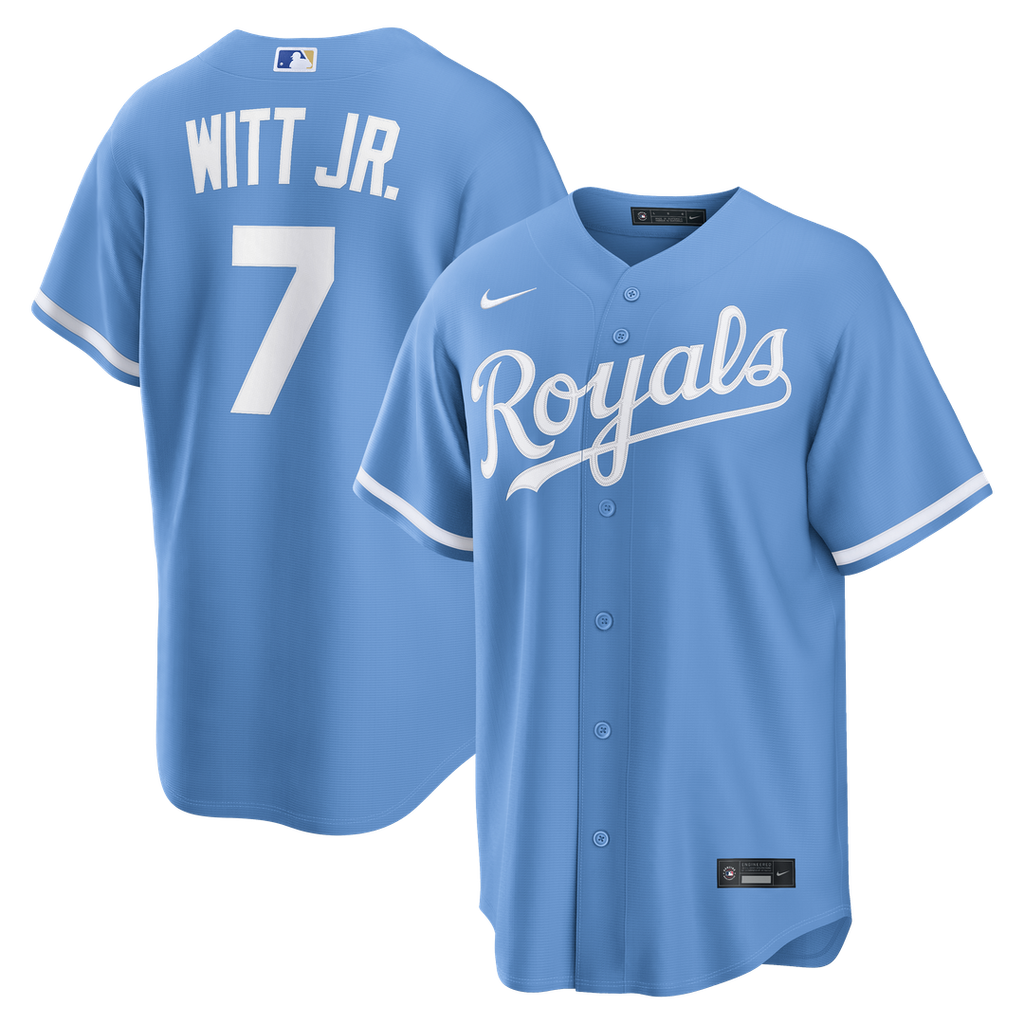 Men's Kansas City Royals Bobby Witt Jr. Royal Alternate Replica Jersey