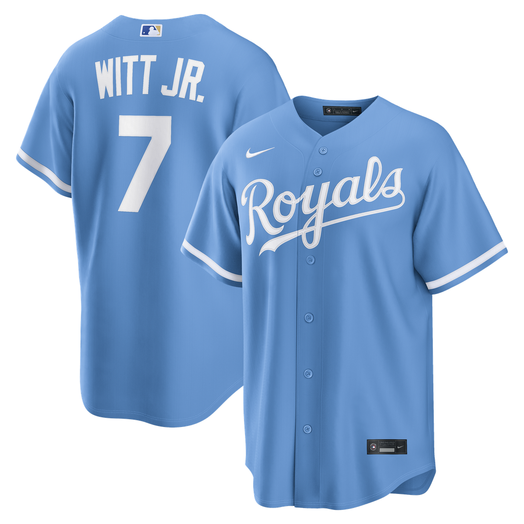 Men's Kansas City Royals Bobby Witt Jr. Royal Alternate Replica Jersey