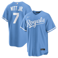 Men's Kansas City Royals Bobby Witt Jr. Light Blue Alternate Replica Jersey