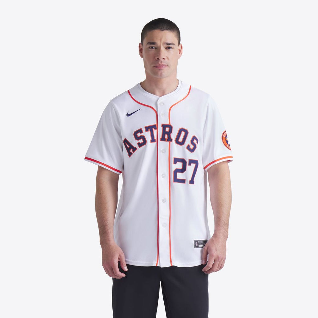Men's Houston Astros Jose Altuve White Home Player Jersey