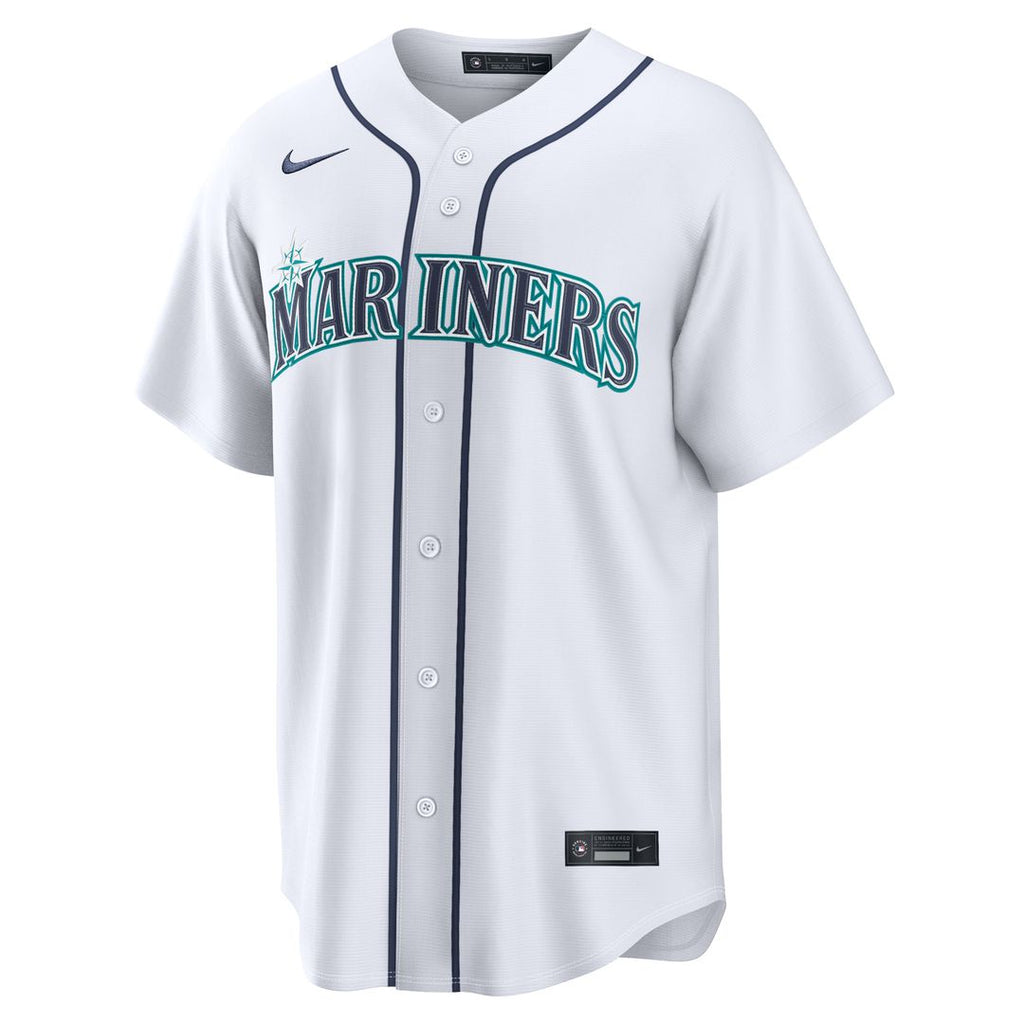 Men's Seattle Mariners Luke Raley White Home Replica Jersey