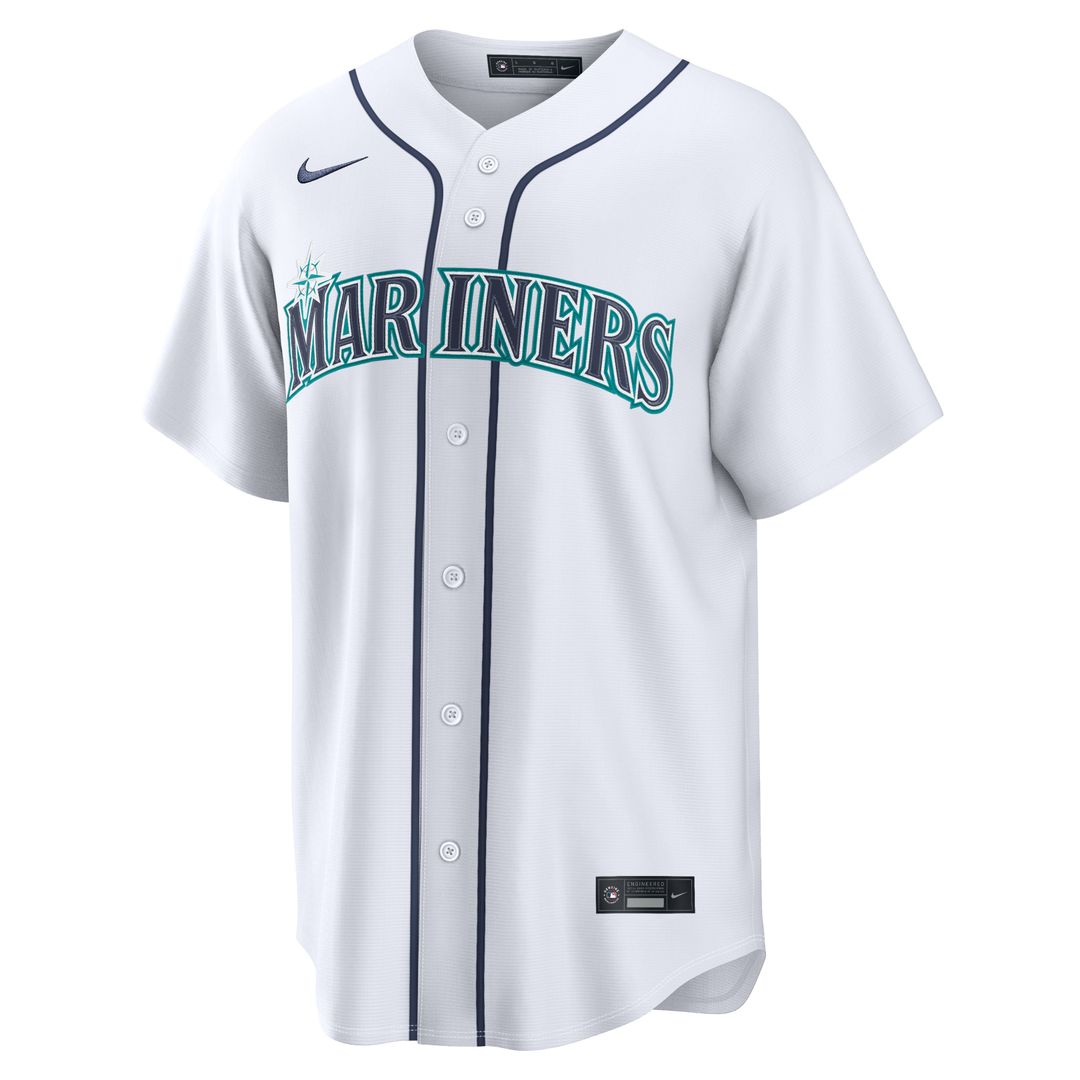 Men's Seattle Mariners Luke Raley White Home Replica Jersey