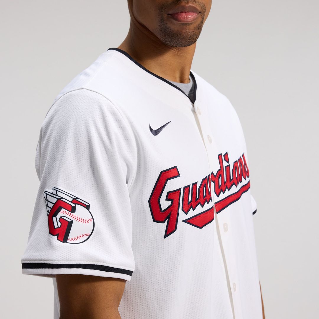 Men's Cleveland Guardians Jose Ramirez White Home Player Jersey