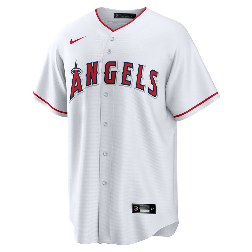 Men's Los Angeles Angels Vladimir Guerrero White Home Retired Player Replica Jersey
